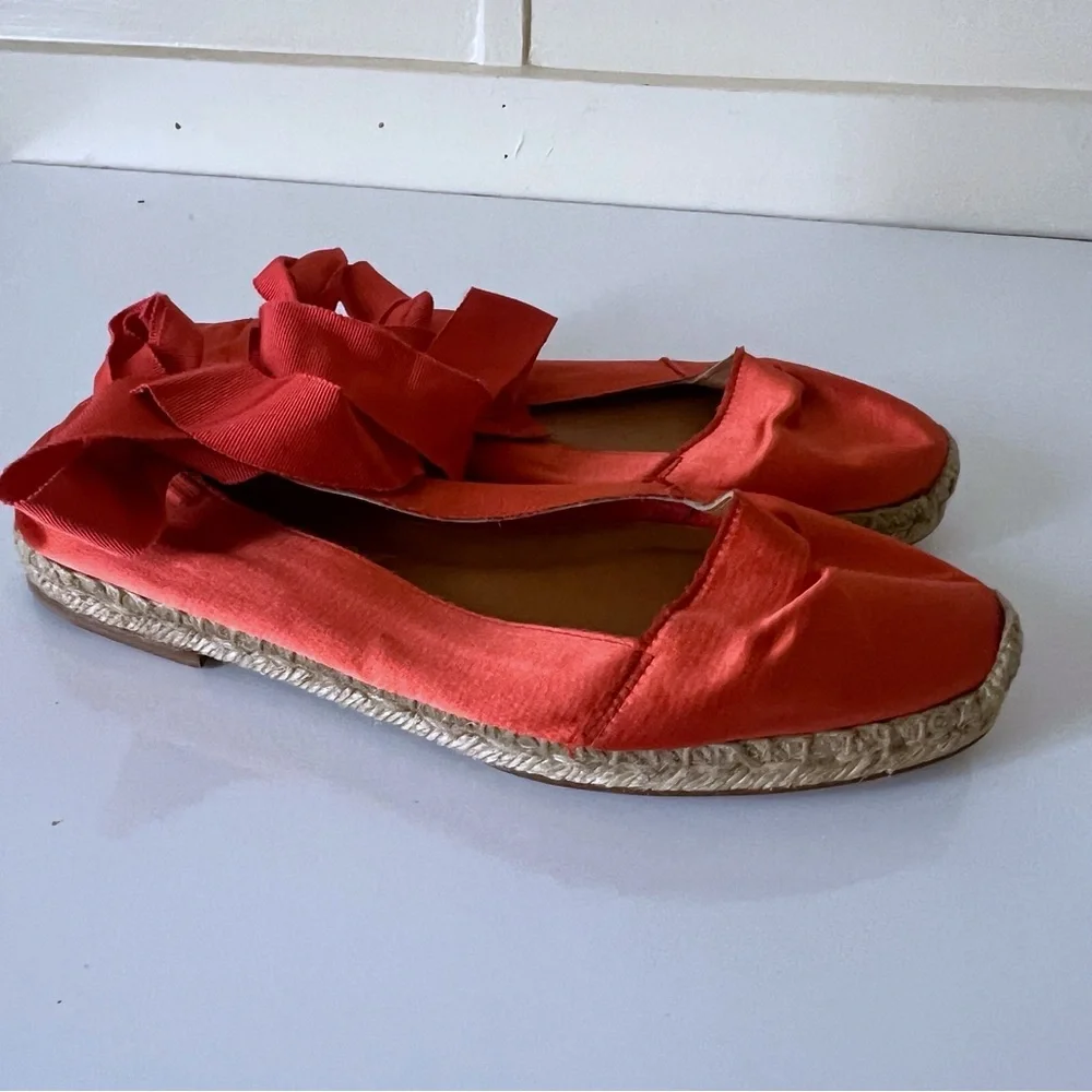 lanvin espadrille Tie Shoes Flats size 39 US 7.5 - Picture 2 of 8